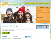 Tablet Screenshot of kiddiekampusnj.com